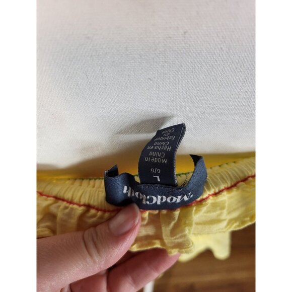 Modcloth Hot Fun In‎ The Summertime Smocked Tank Top Size Large - Picture 5 of 5